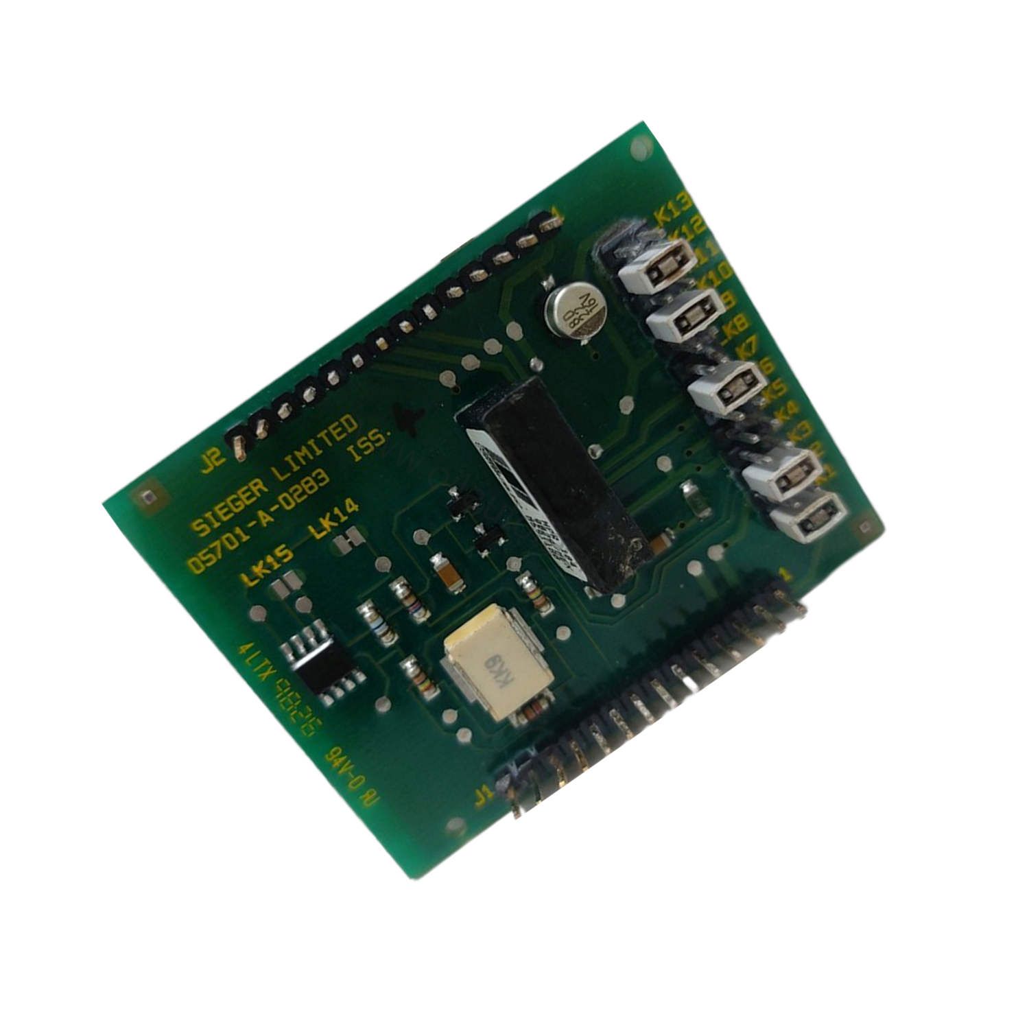 Figure 2: Technical layout and connection details for the Honeywell 05701-A-0284 industrial automation component.