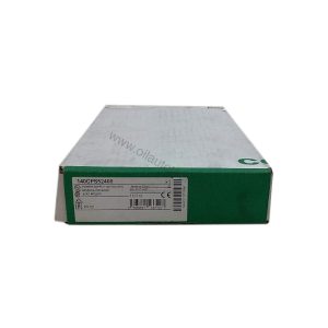 Figure 2: Technical layout and connection details for the Schneider Electric 140CPS52400C industrial automation component.