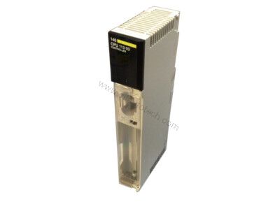Figure 1: Front view of the Schneider Electric 140CPU11303C industrial automation component showing its physical design and enclosure.