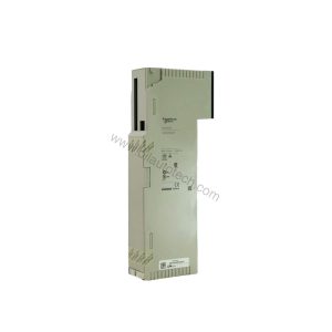 Figure 1: Front view of the Schneider Electric 140MMB10200 industrial automation component showing its physical design and enclosure.