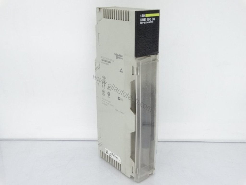 Figure 1: Front view of the Schneider Electric 140X816 industrial automation component showing its physical design and enclosure.