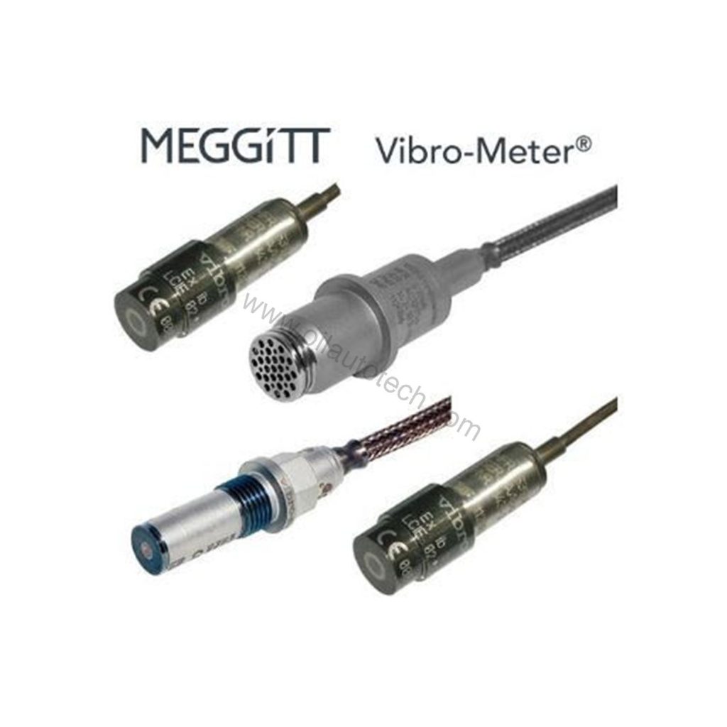 Figure 2: Technical layout and connection details for the Vibro Meter 143-216-000-011 industrial automation component.