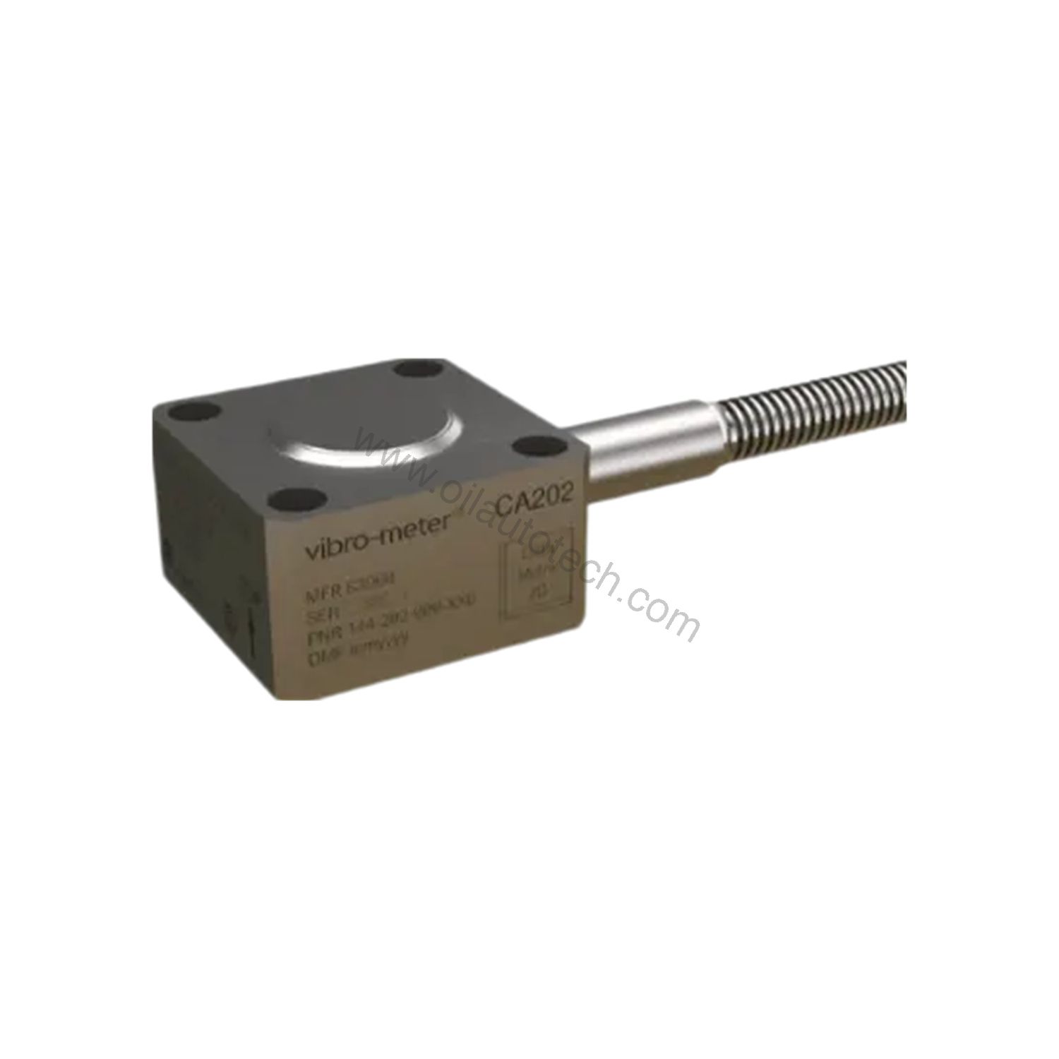 Figure 1: Front view of the Vibro Meter 144-202-000-106 industrial automation component showing its physical design and enclosure.