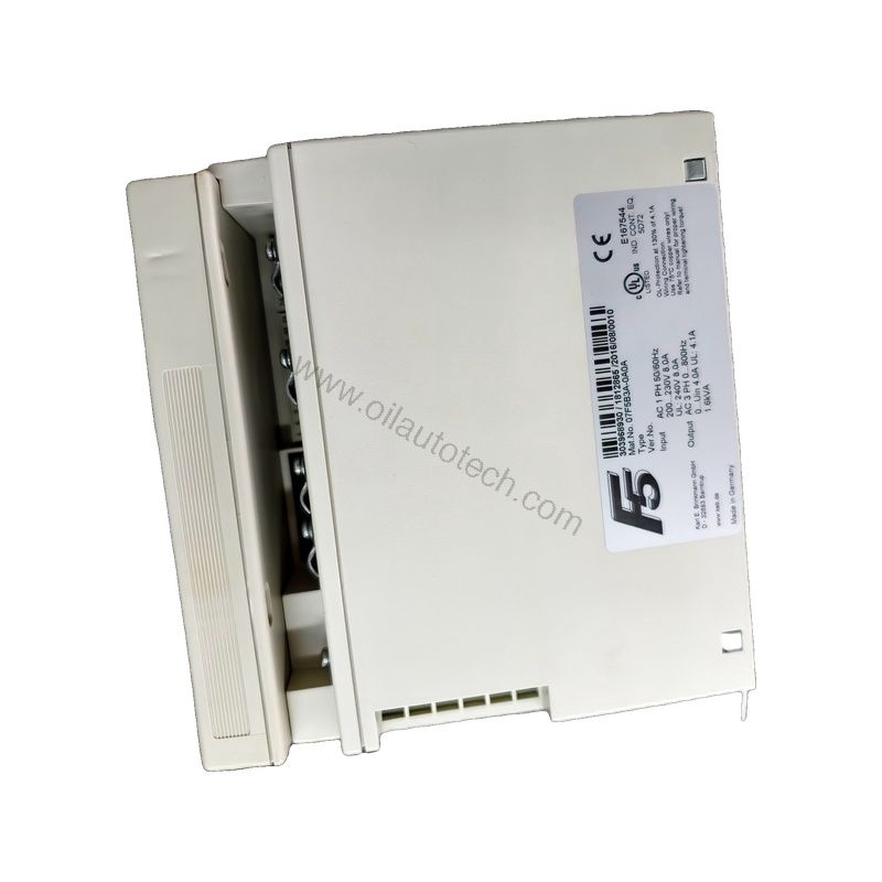 Figure 1: Front view of the KEB 14F5C1D-380A industrial automation component showing its physical design and enclosure.