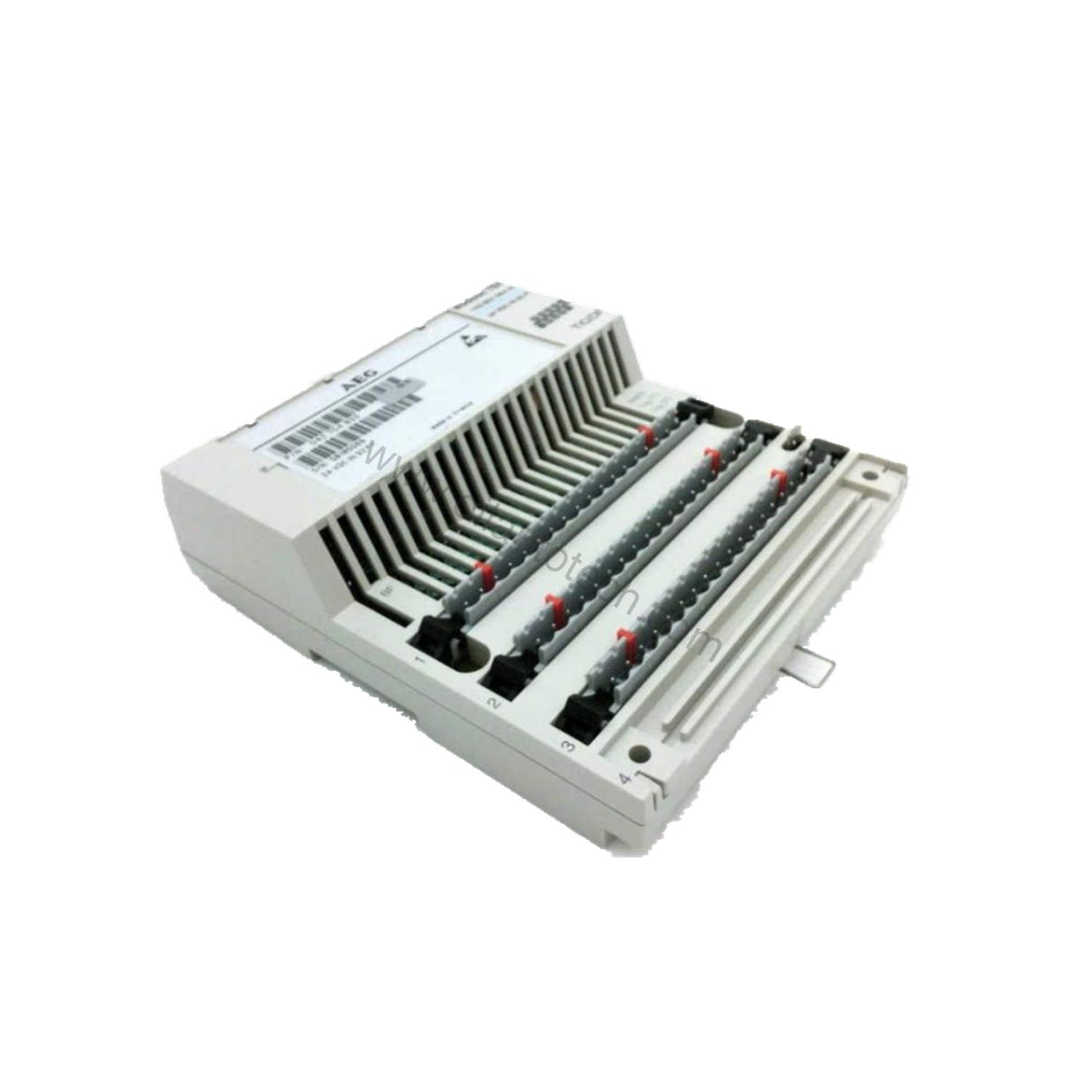 Figure 2: Technical layout and connection details for the Schneider Electric 170BDI35400 industrial automation component.