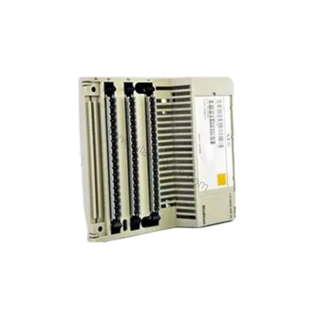 Figure 1: Front view of the Schneider Electric 170BDM09000 industrial automation component showing its physical design and enclosure.