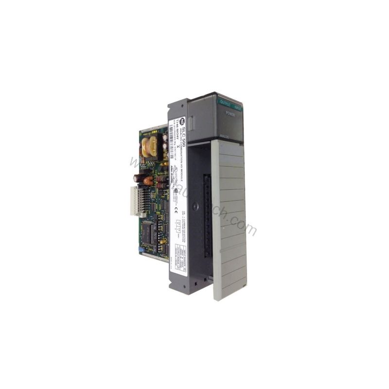 Figure 1: Front view of the Allen-Bradley 1746-NIO4V industrial automation component showing its physical design and enclosure.