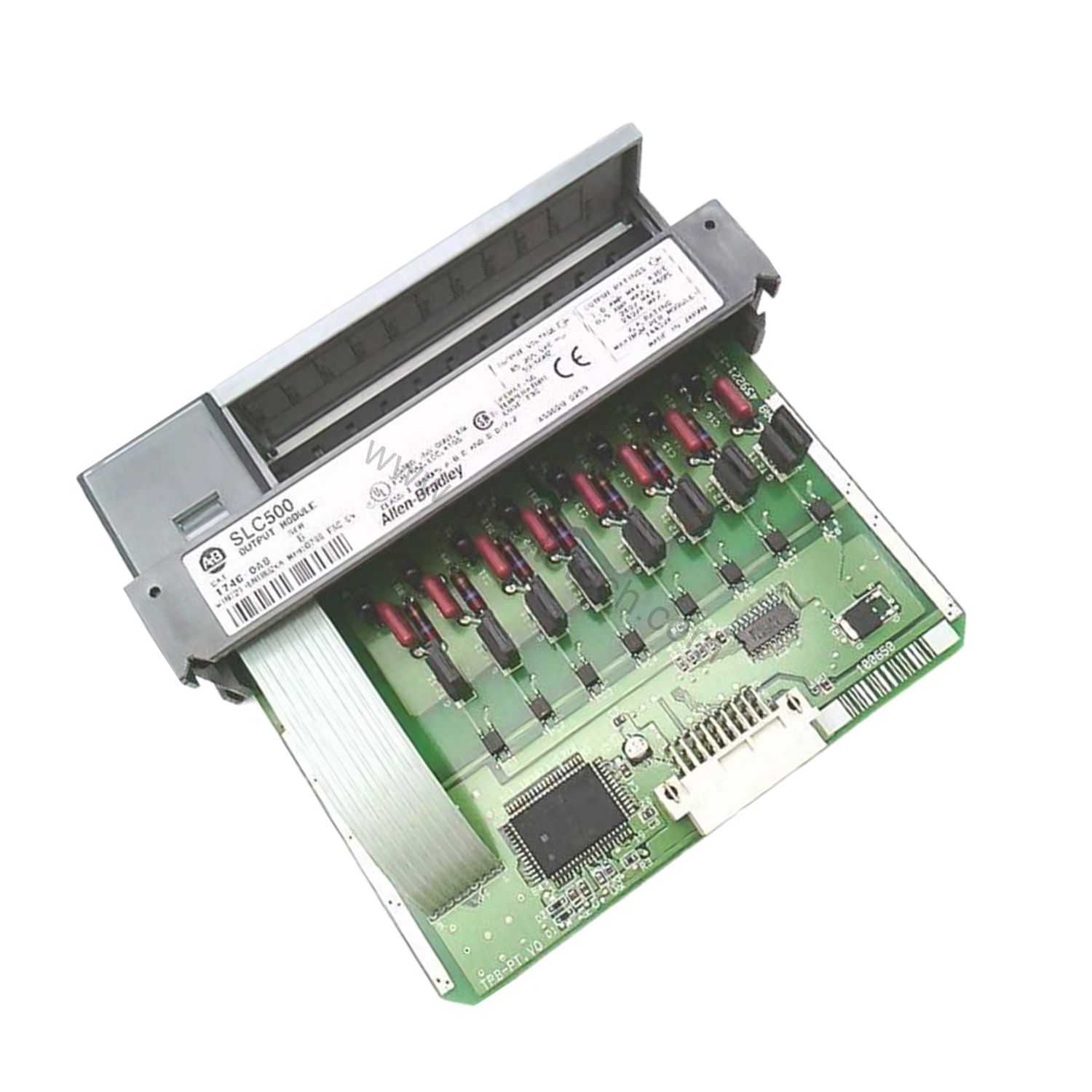 Figure 2: Technical layout and connection details for the Allen-Bradley 1746-OA8 industrial automation component.