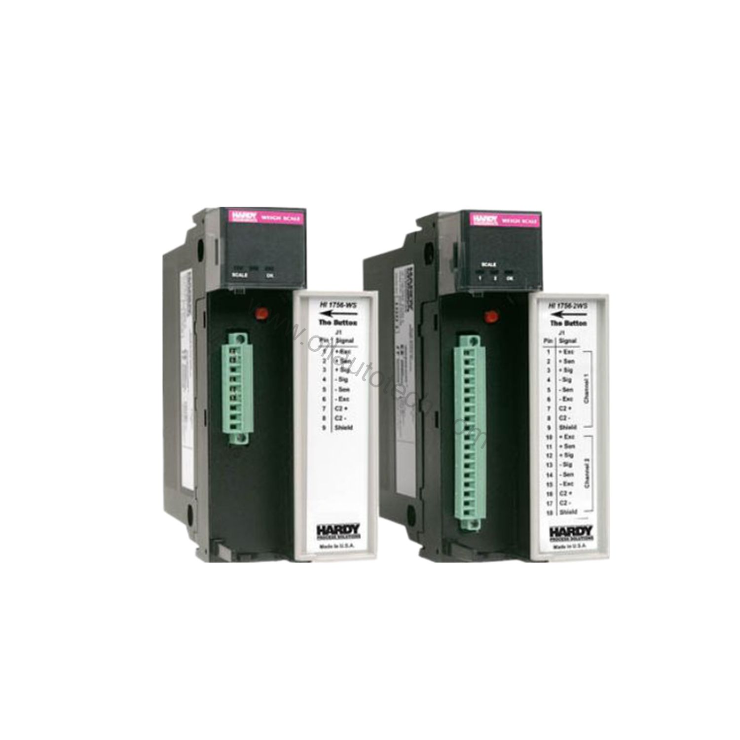 Figure 1: Front view of the Allen-Bradley 1756-ENBT industrial automation component showing its physical design and enclosure.