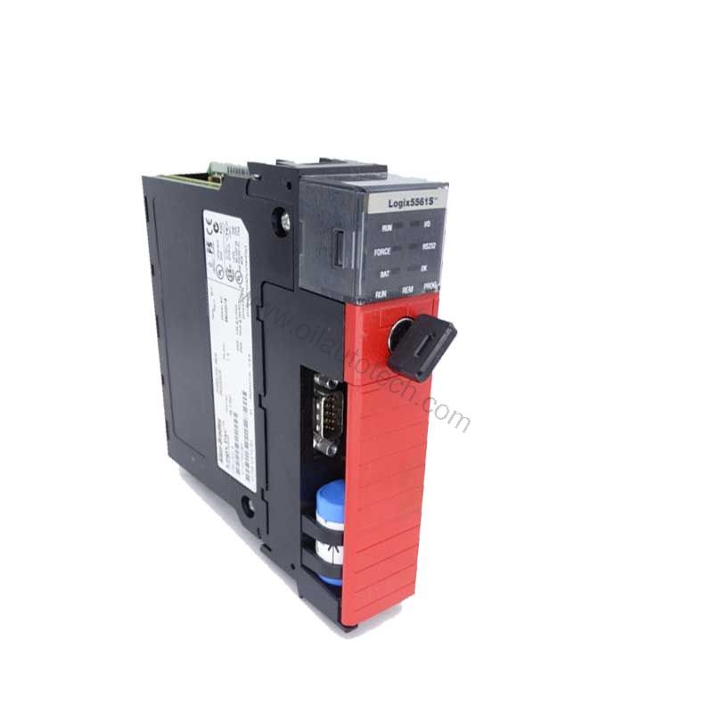 Figure 1: Front view of the Allen-Bradley 1756-L61/B industrial automation component showing its physical design and enclosure.