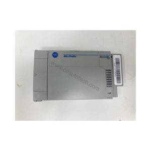 Figure 1: Front view of the Allen-Bradley 1764-LSP industrial automation component showing its physical design and enclosure.