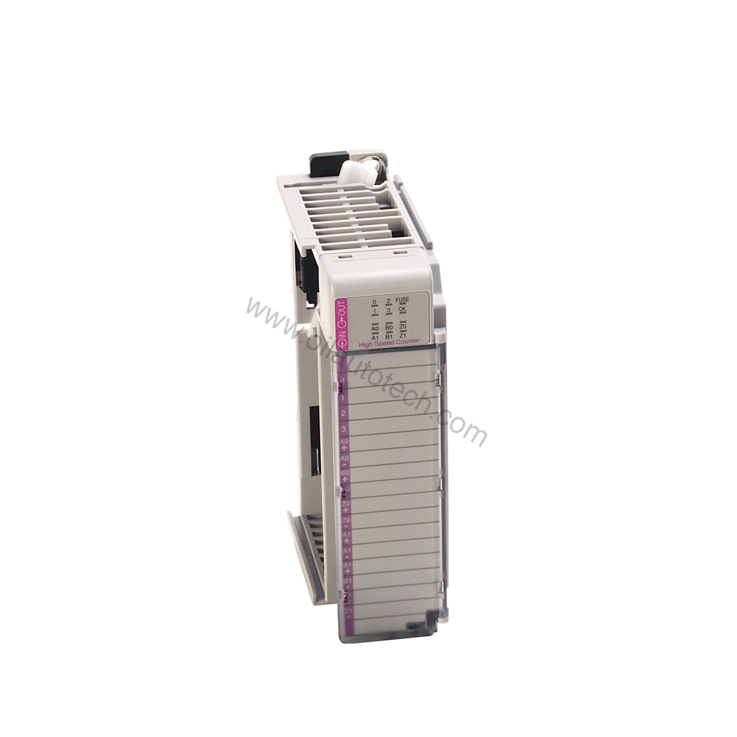 Figure 1: Front view of the Allen-Bradley 1769-IM12 industrial automation component showing its physical design and enclosure.