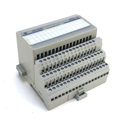 Figure 1: Front view of the Allen-Bradley 1794-IB32 industrial automation component showing its physical design and enclosure.