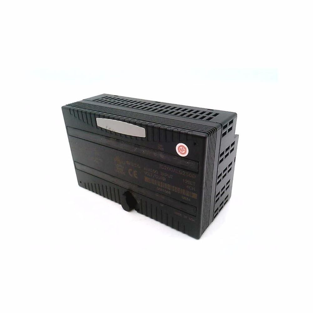 Figure 1: Front view of the GE IC200GBI001 industrial automation component showing its physical design and enclosure.