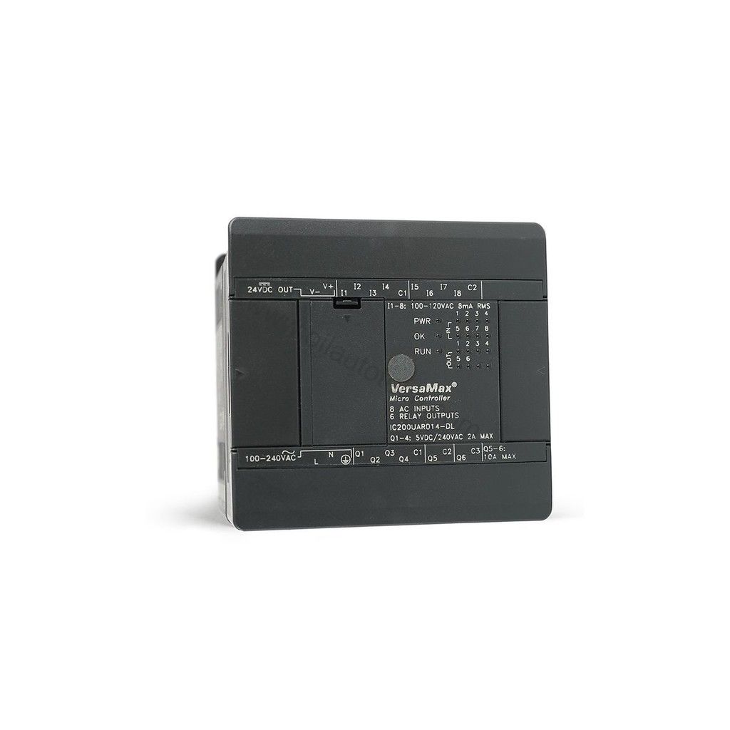 Figure 1: Front view of the GE IC200UEX636 industrial automation component showing its physical design and enclosure.