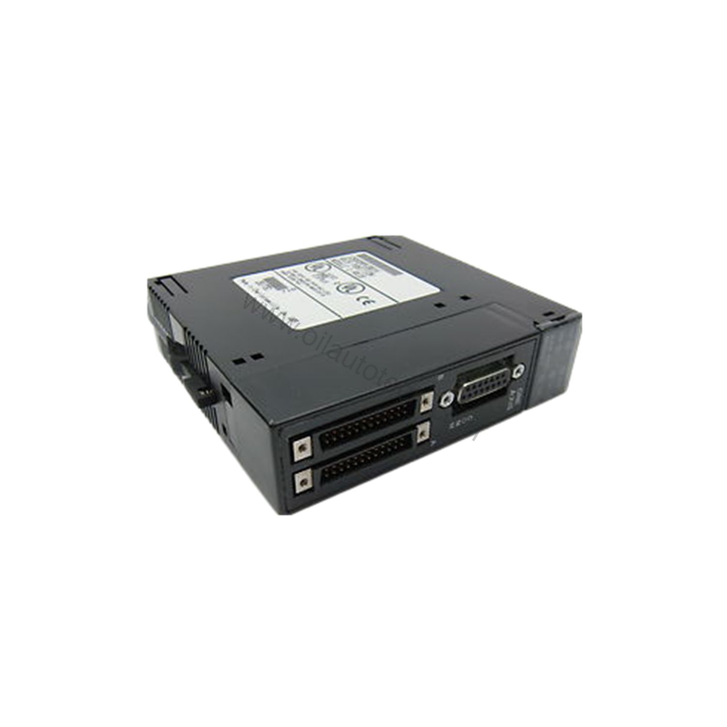 Figure 2: Technical layout and connection details for the GE IC693APU301 industrial automation component.