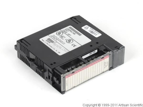 Figure 1: Front view of the GE IC693MDL240 industrial automation component showing its physical design and enclosure.