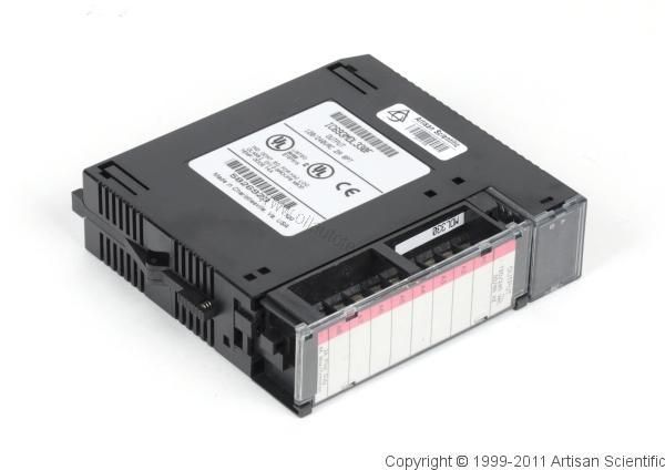 Figure 1: Front view of the GE IC693MDL330F industrial automation component showing its physical design and enclosure.