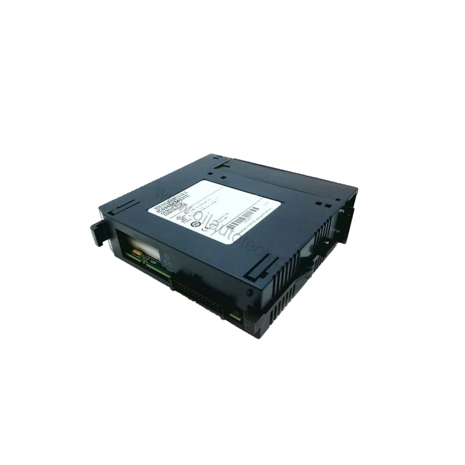Figure 1: Front view of the GE IC694BEM331C industrial automation component showing its physical design and enclosure.
