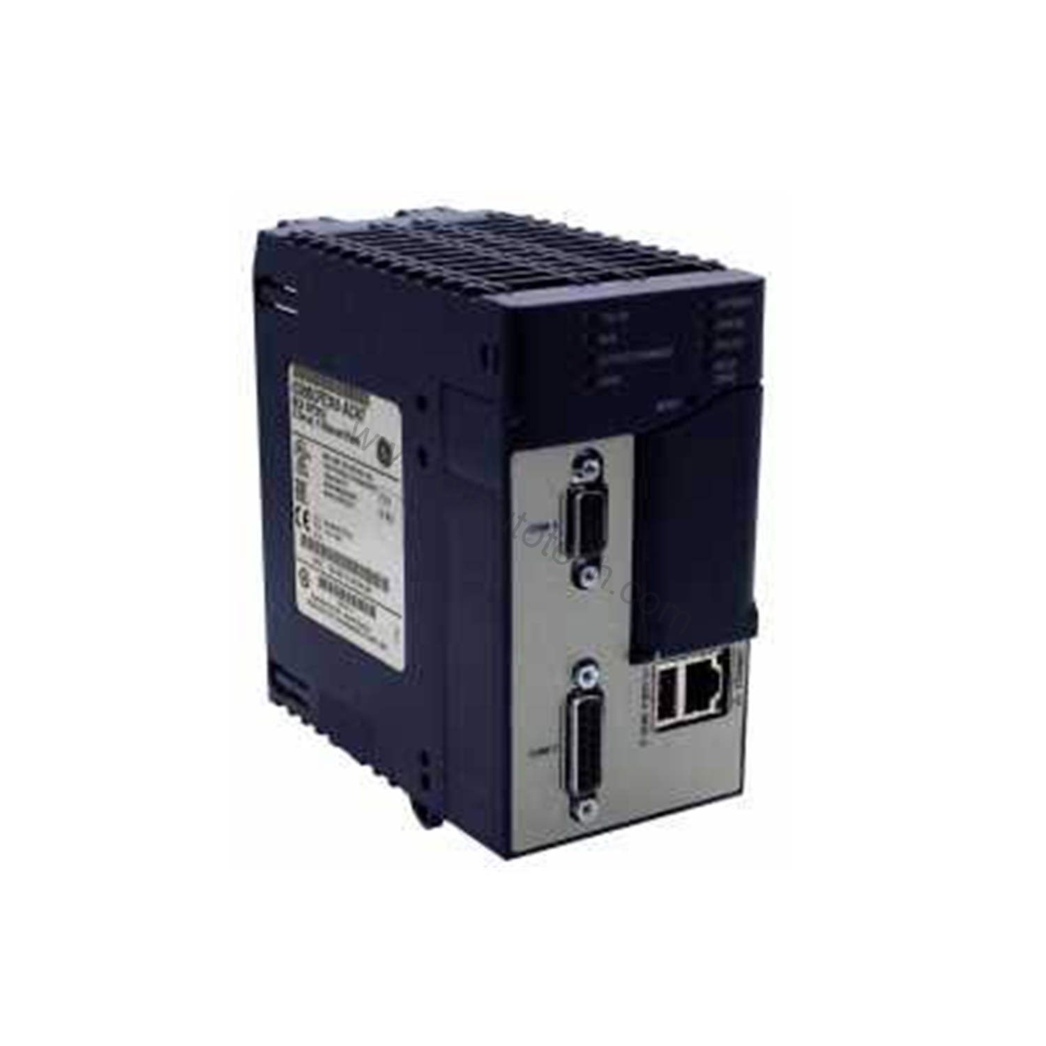 Figure 1: Front view of the GE IC695CPE310 industrial automation component showing its physical design and enclosure.