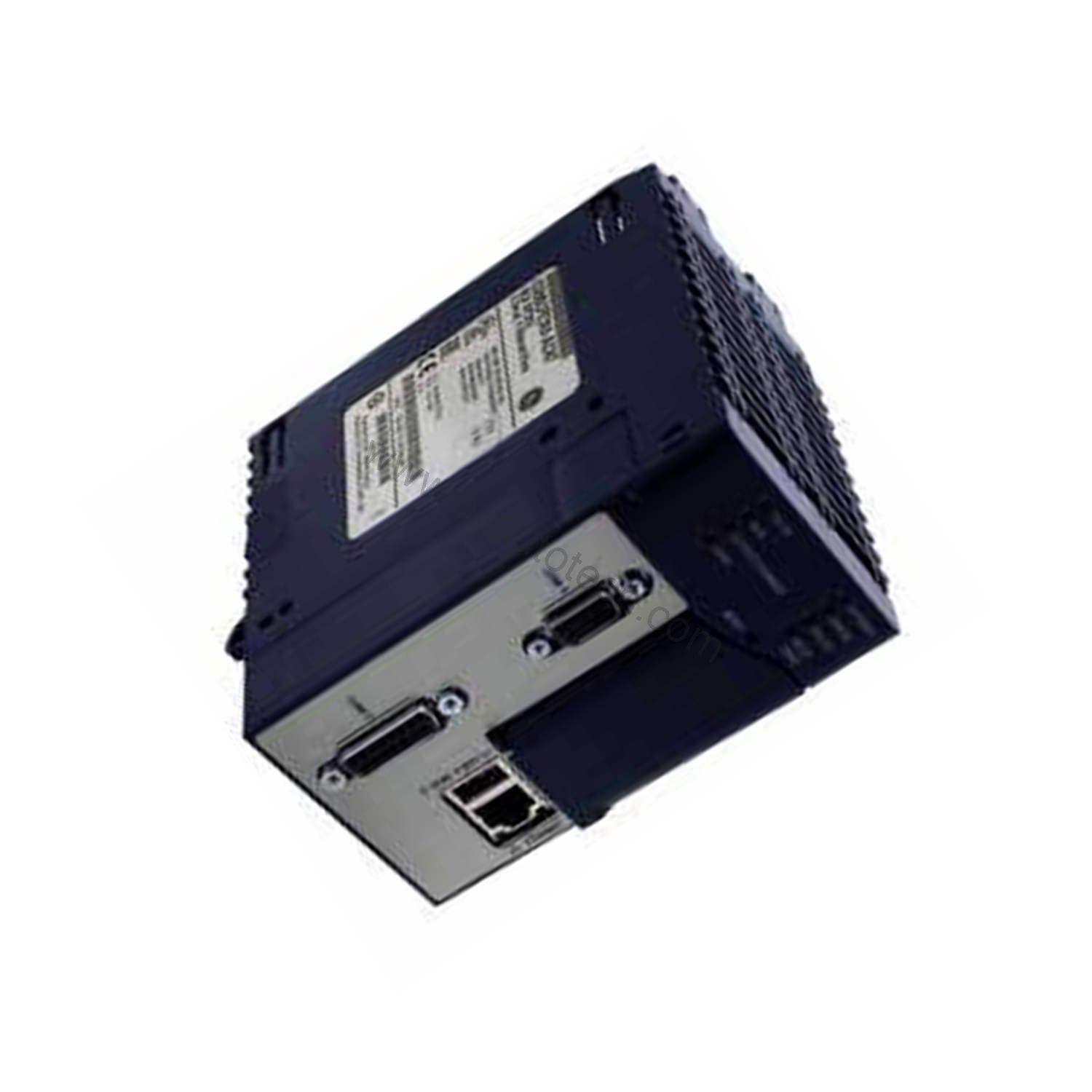Figure 2: Technical layout and connection details for the GE IC695CPE310 industrial automation component.
