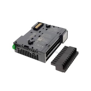 Figure 2: Technical layout and connection details for the Schneider TM3AI2H industrial automation component.
