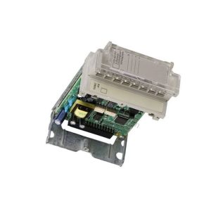 Figure 2: Technical layout and connection details for the Schneider TSXAEZ414 industrial automation component.